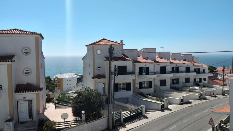 House 3 bedrooms Refurbished townhouse Ericeira Mafra - balcony, automatic gate, sea view, garden, barbecue, garage, fireplace, terrace