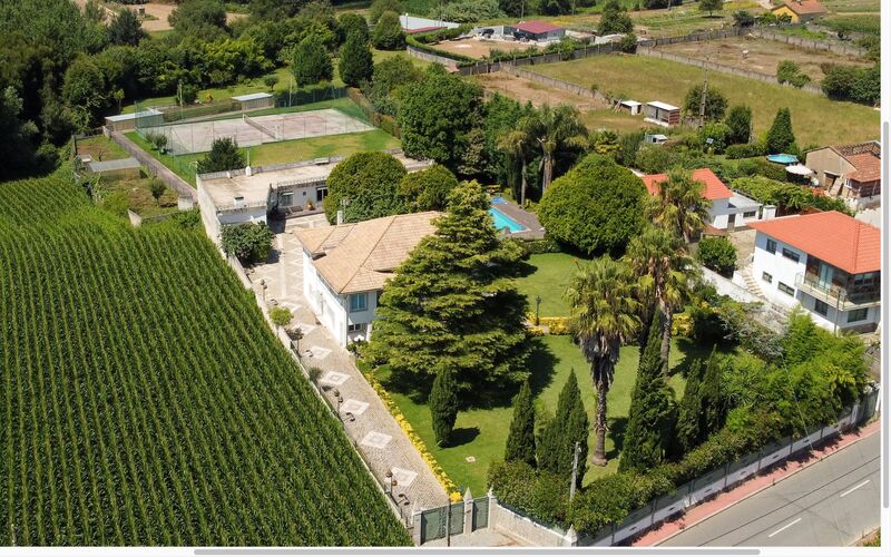 Farm with house 4 bedrooms Ovar - terrace, garage, tennis court, gardens, terraces, swimming pool, barbecue