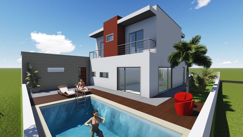 House 4 bedrooms Almada - balconies, swimming pool, balcony, garage