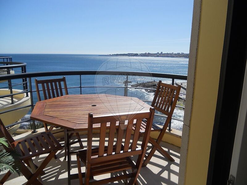 Apartment T2 Luxury sea view Cascais - furnished, store room, condominium, sea view, balconies, tennis court, equipped, sauna, kitchen, air conditioning, swimming pool, fireplace, turkish bath, garage, balcony