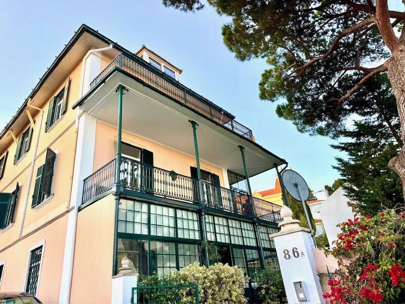 Apartamento T3 no centro Cascais - vista mar, jardim, varanda