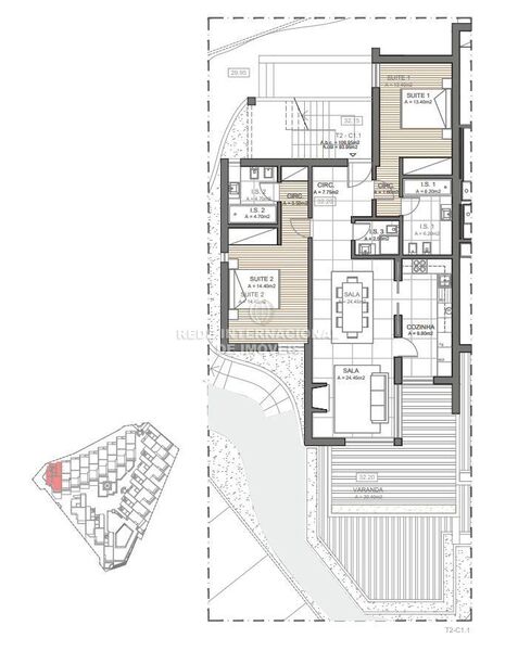 апартаменты T2 современная Quarteira Loulé - бассейн, терраса, экипированная кухня, сады, экипирован, террасы, веранда, веранды