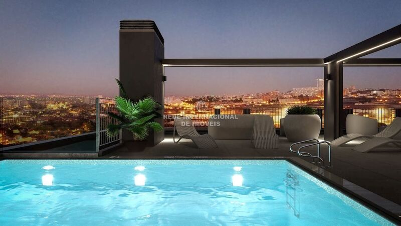 Apartment T0 neue Canidelo Vila Nova de Gaia - 2nd floor, river view, parking space, balcony, garden, garage, swimming pool