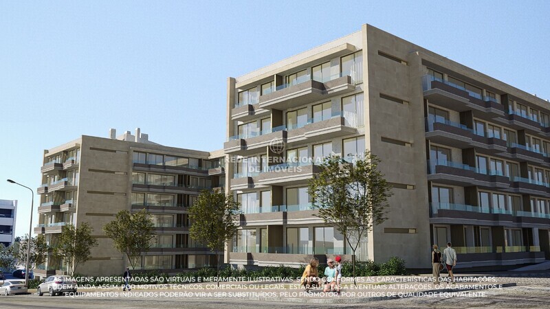 Apartamento T2 Canidelo Vila Nova de Gaia - varandas, jardins, painéis solares