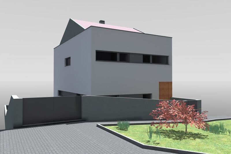 жилой дом новые в процессе строительства V3 Avintes Vila Nova de Gaia - веранда, термоизоляция, гараж, солнечные панели, гаражное место, центральное отопление, двойные стекла