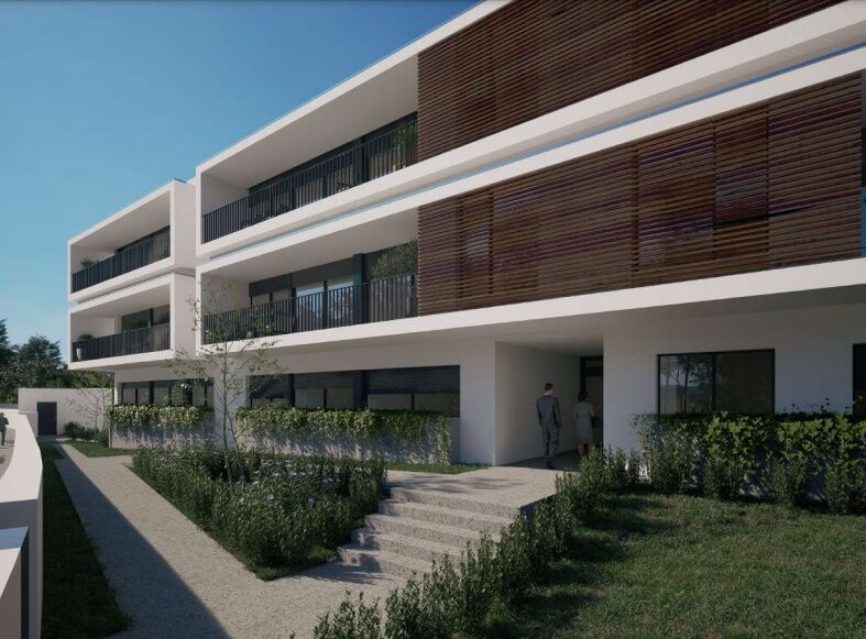 Apartamento de luxo em construção T2 Gondomar - jardins, garagem, terraços, condomínio fechado, varandas, piscina, ar condicionado