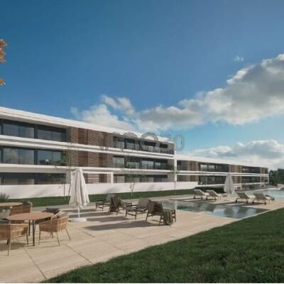 апартаменты новые T2 São Cosme Gondomar - терраса, сады, террасы, закрытый кондоминиум, веранда, бассейн, сад, веранды, r/c, 2º этаж, детская площадка, гараж, экипированная кухня