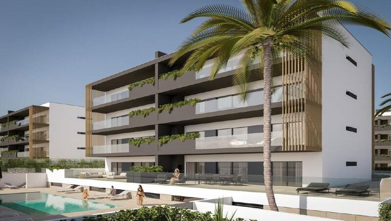 Apartment under construction T3 Alvor Portimão - garage, balconies, balcony, furnished, air conditioning, swimming pool, barbecue