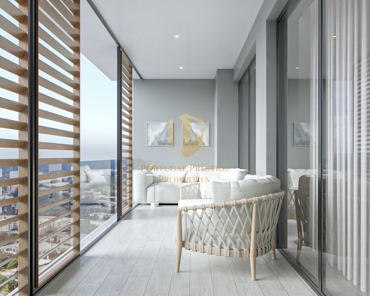 Apartamento Moderno T2 Avenida Calouste Gulbenkian Faro - terraço, varanda, ar condicionado, piscina, excelente localização