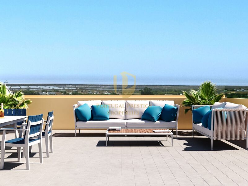 Apartamento com vista mar T3 Quinta do Caracol Tavira - vista mar, piscina, painéis solares, ar condicionado