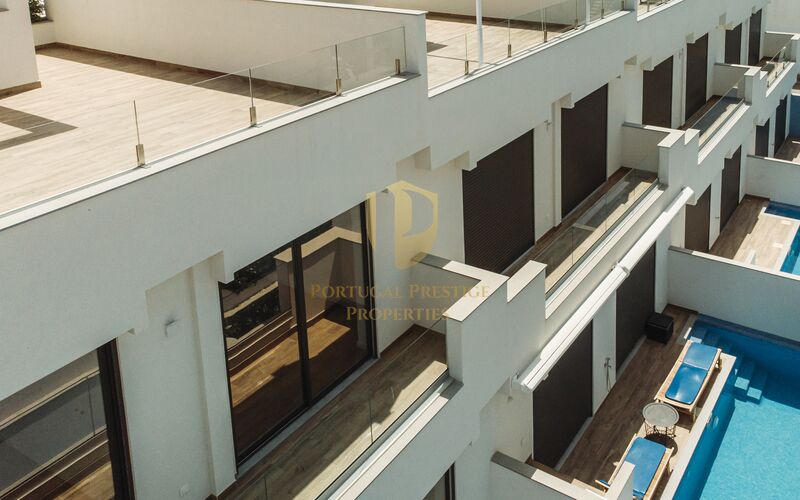 жилой дом V3 отдельная Olhão - звукоизоляция, вид на море, терраса, бассейн, террасы, сигнализация, двойные стекла, полы с подогревом, барбекю, термоизоляция, система кондиционирования, веранда