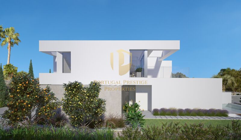 House Modern townhouse 2+1 bedrooms Luz Lagos - balcony, garden, terrace, swimming pool, central heating, garage, parking space, air conditioning, store room