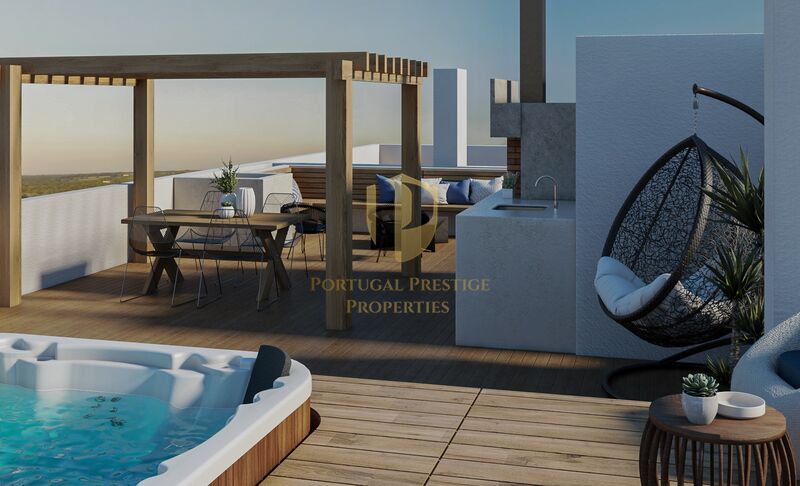 Apartment T2 Tavira - balcony, terraces, garden, store room, sea view, swimming pool, quiet area, garage, terrace, balconies