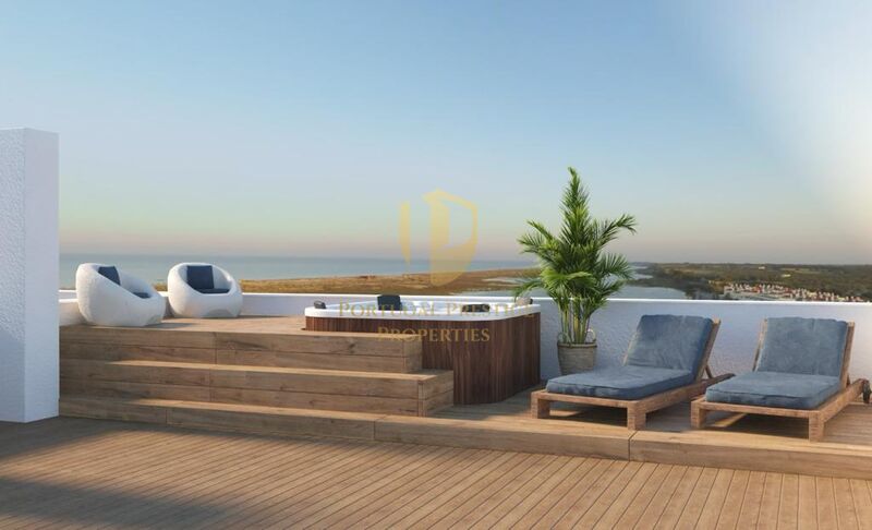 Apartamento T2 Tavira - garagem, piscina, terraços, vista mar, arrecadação, zona calma, varandas, jardim