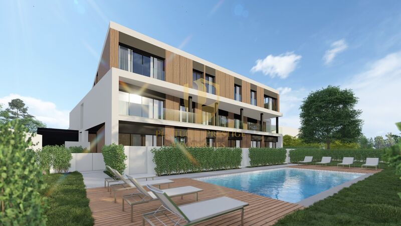 Apartamento Moderno em construção T2 Almancil Loulé - vidros duplos, terraço, garagem, arrecadação, piscina, isolamento acústico