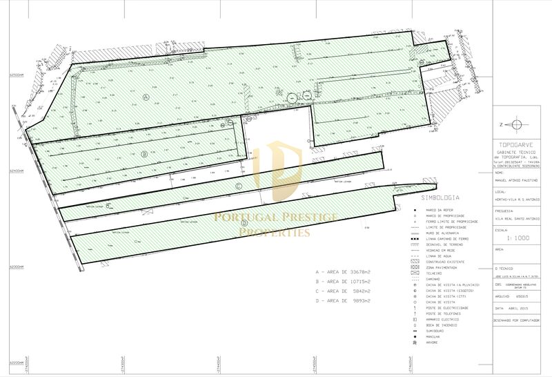 Land with 60128sqm Vila Real de Santo António