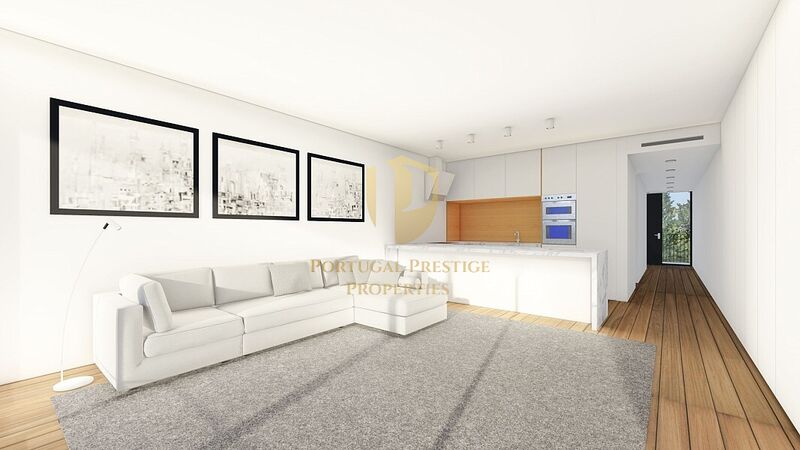 Apartamento T1 de luxo em construção Montenegro Faro - bbq, condomínio privado, arrecadação, varanda, painéis solares, equipado, garagem, jardim, piscina