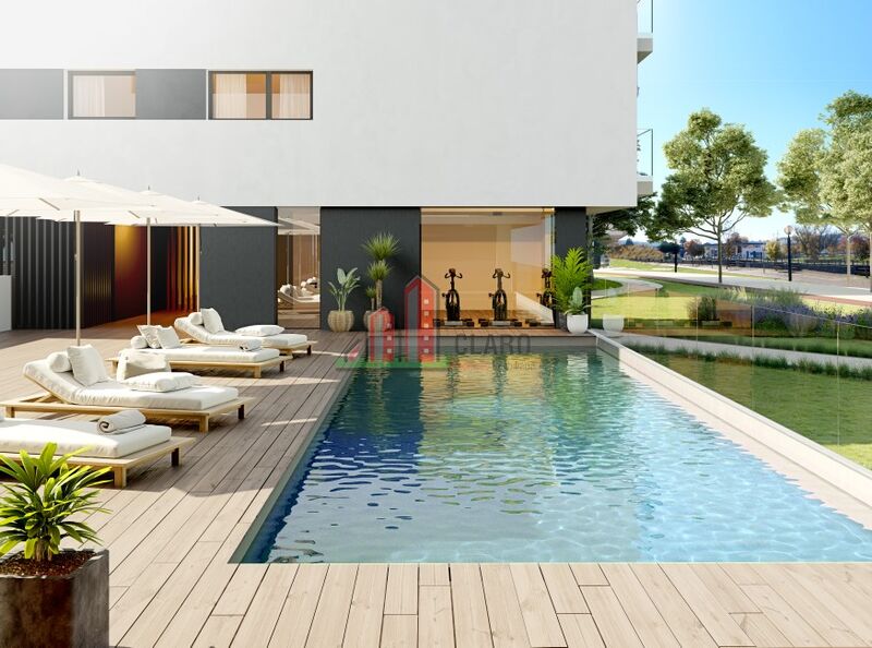 апартаменты новые T2 Pombal - веранда, бассейн, гараж, веранды, частный кондоминиум