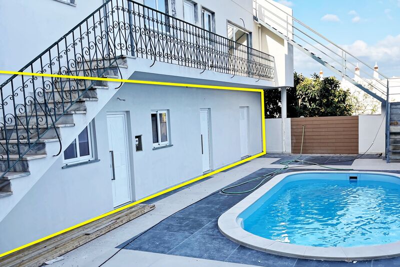 Apartment T2 Modern Praia da Luz Lagos - balcony, balconies, swimming pool