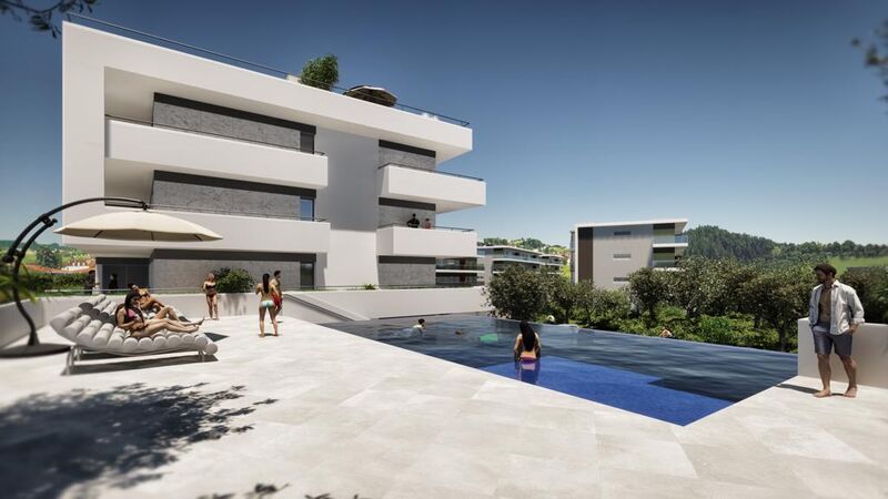 Apartment Modern T3 Vale de Lagar Portimão - gardens, balcony, swimming pool, kitchen, air conditioning, solar panels