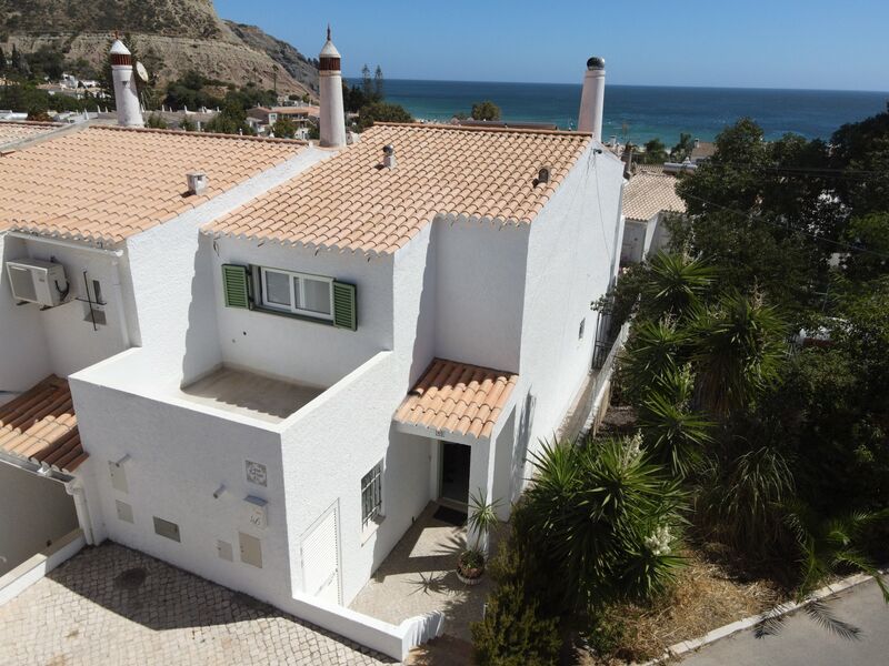 House Typical townhouse 3 bedrooms Praia da Luz Lagos - terrace, fireplace, solar panels, sea view, double glazing