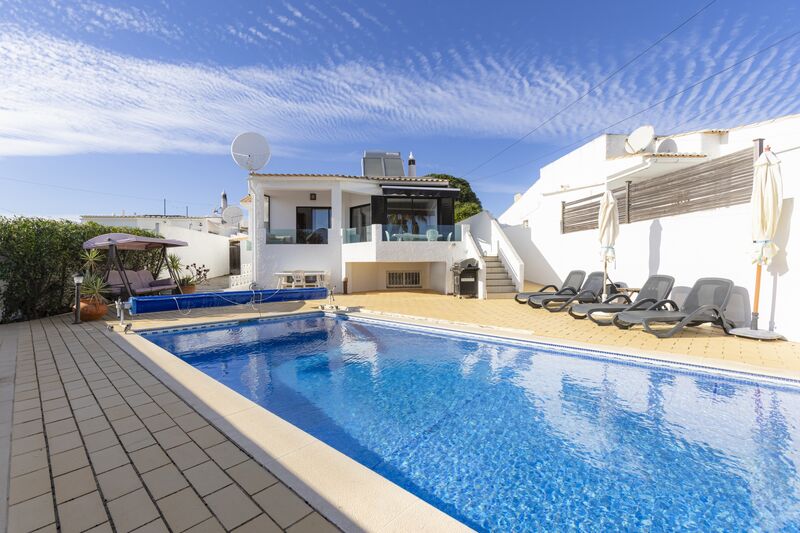 House Renovated V3+1 Praia da Luz Lagos - parking lot, terrace, swimming pool, sea view, balcony, terraces, garden