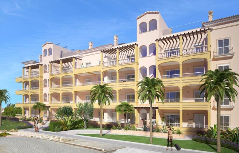 апартаменты T2 Ameijeira São Gonçalo de Lagos - солнечные панели, система кондиционирования, двойные стекла, терраса, полы с подогревом, гараж, бассейн, террасы, веранды, веранда