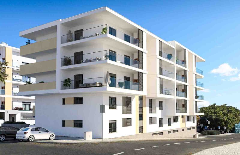 Apartment T2 Luxury Três Bicos Portimão - garage, balcony, underfloor heating, garden, sound insulation, barbecue, parking space