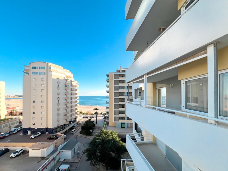 Apartment T2 sea view Portimão - splendid view, equipped, furnished, balconies, garage, kitchen, balcony, sea view