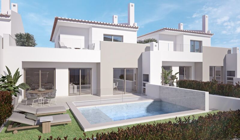 House V3 Semidetached Vale de Lagar Portimão - double glazing, garden, terrace, swimming pool, air conditioning, garage