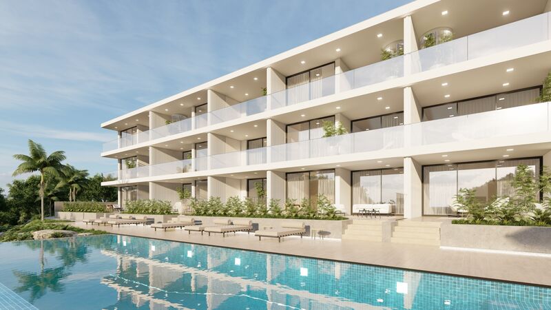 апартаменты новые с видом на море T2 Boa Nova Lagoa (Algarve) - сад, тенис, бассейн, вид на море