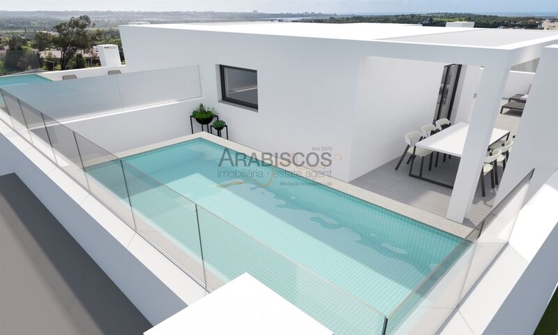 Apartment 3 bedrooms Luxury under construction Mexilhoeira Grande - Centro Portimão - balconies, terrace, balcony, air conditioning, swimming pool