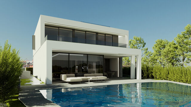 House Luxury 4 bedrooms Vilamoura Quarteira Loulé - air conditioning, garage, swimming pool