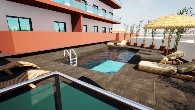 Apartamento T3 Pêra Silves - jardim, garagem, painéis solares, equipado, ar condicionado, piscina