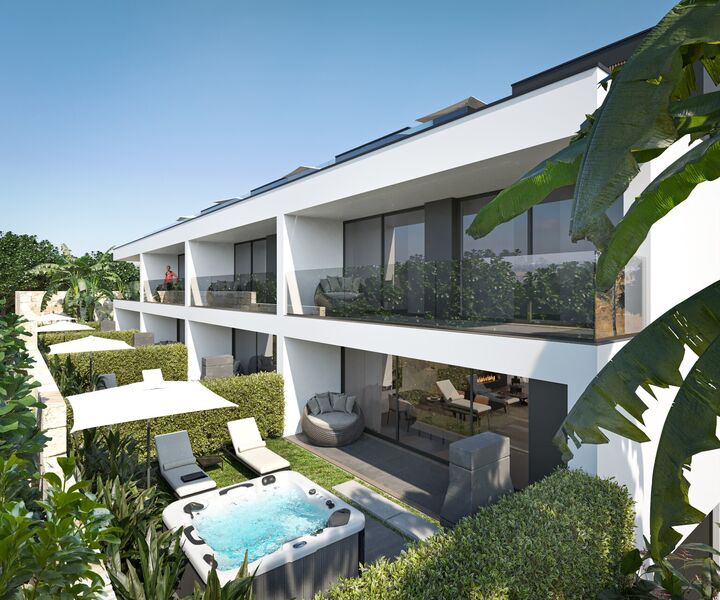 Moradia de luxo em construção V3 Albufeira - garagem, terraço, jardim, varanda, bbq, cozinha equipada