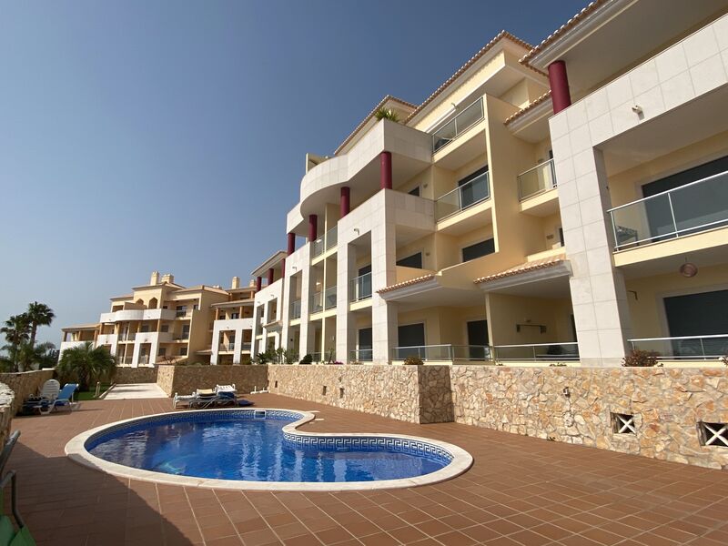 Apartment in the center T1 Olhos de Água Albufeira - garage, gated community, furnished, balconies, swimming pool, air conditioning, balcony, equipped, garden