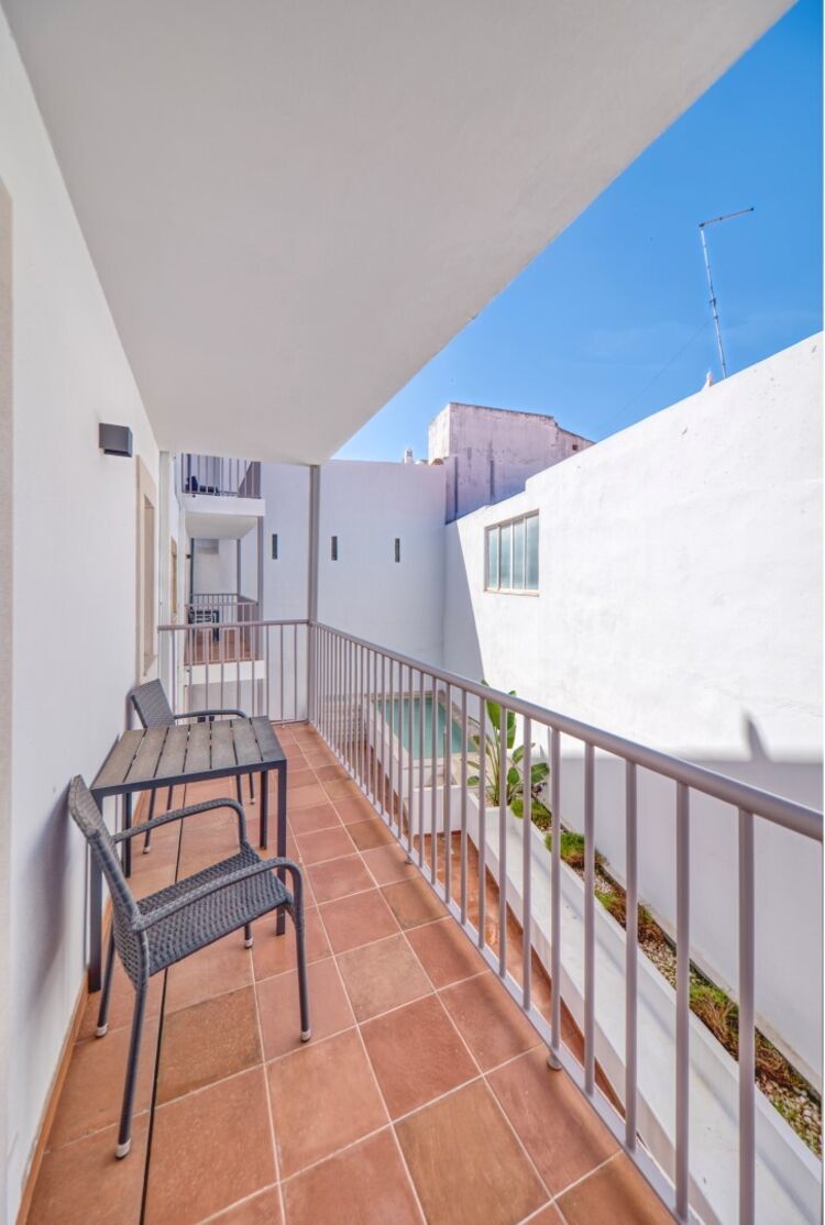 Apartment 0+1 bedrooms new center Silves - air conditioning, swimming pool, balcony, terrace