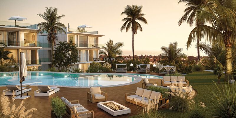 Apartamento de luxo T1 Carvoeiro Lagoa (Algarve) - piscina, terraços, arrecadação, jardins