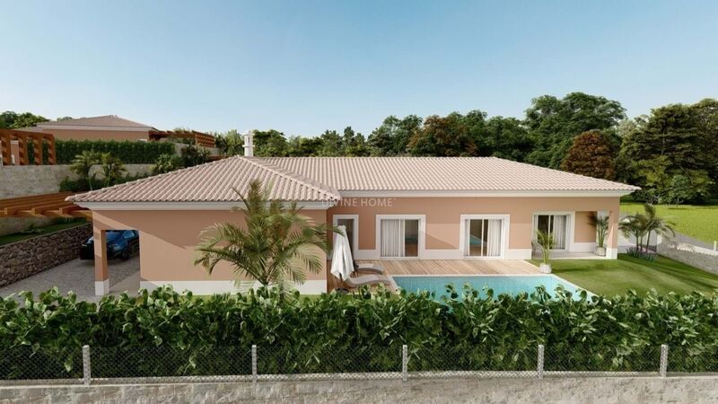 House 3 bedrooms Luxury under construction Alcantarilha e Pêra Silves - double glazing, swimming pool, air conditioning, solar panels, terrace, garage