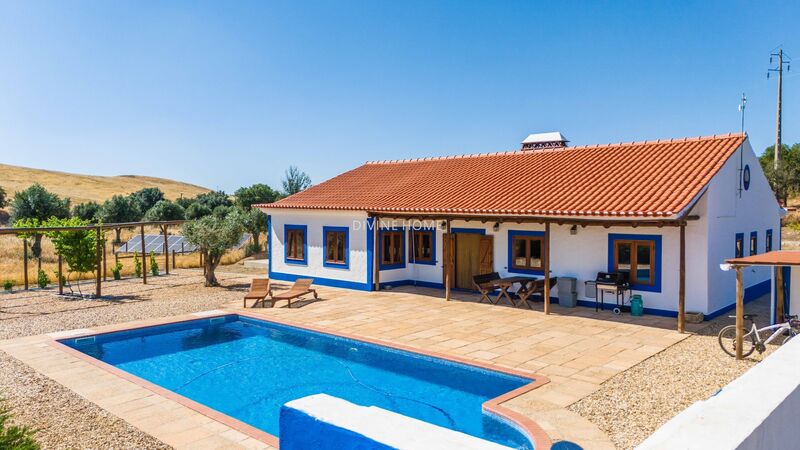 Home Rustic in the field V3 Garvão e Santa Luzia Ourique - solar panels, automatic irrigation system, fireplace, swimming pool, terrace, garage, double glazing
