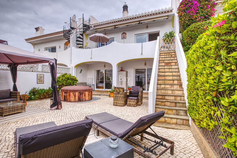 House V3 Praia da Luz Lagos - balcony, terrace, fireplace, sea view