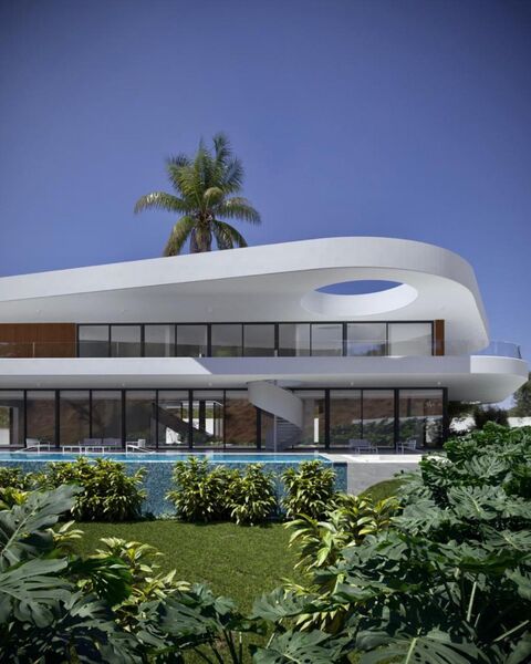 жилой дом V4 в процессе строительства Marina de Albufeira - бассейн, сад, вид на море, гараж