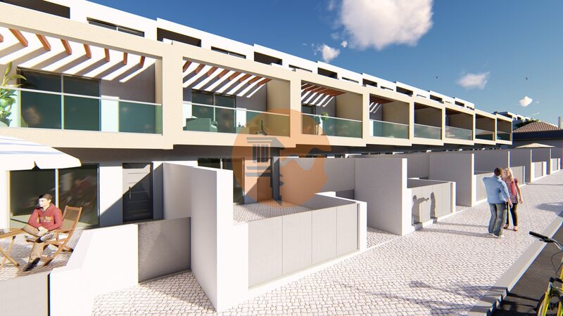 House Modern townhouse V2+1 Tavira - central heating, barbecue, heat insulation, terrace, balcony, garage, air conditioning, solar panels, parking space, double glazing