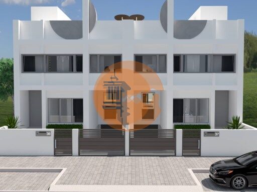 House 4 bedrooms under construction Vale de Caranguejo Tavira - terrace