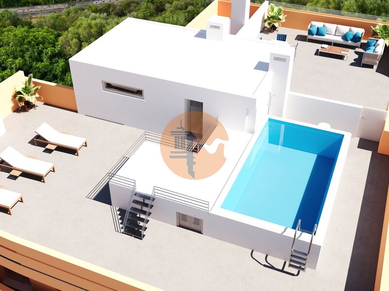 апартаменты с видом на море T1 Quinta do Caracol Tavira - система кондиционирования, бассейн, вид на море, солнечные панели