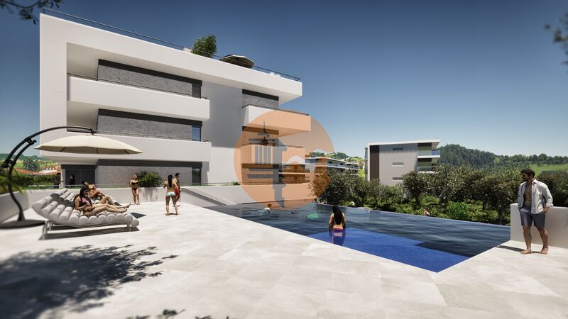 апартаменты новые T3 Portimão - система кондиционирования, веранда, бассейн, экипированная кухня