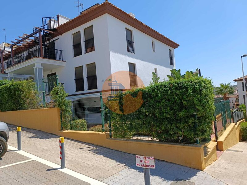 Apartment 2 bedrooms Residencial Las Encinas Costa Esuri Ayamonte - balcony, terrace, gardens, swimming pool, furnished, parking lot, air conditioning