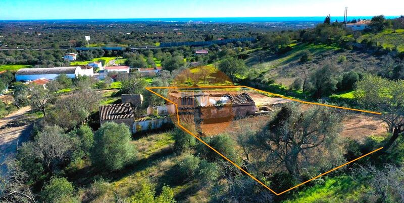 Moradia para reconstruir V3 Boliqueime Loulé - piscina, vista mar