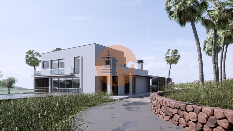 жилой дом новые в процессе строительства V4 São Gonçalo de Lagos - барбекю, гараж, сигнализация, терраса, бассейн, сад, камин, система кондиционирования, двойные стекла