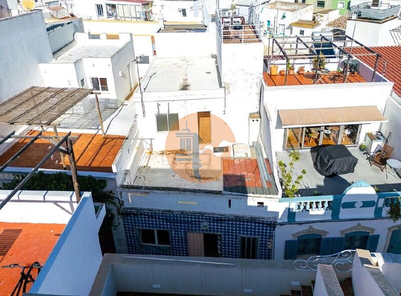 Casa V2 Típica Baixa Olhão - terraço